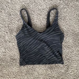Lululemon zebra print align tank size 4